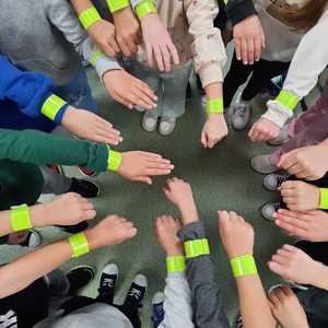 Policjanci podczas spotkania z dzielnicowymi