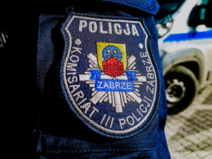 naszywka Komisariatu III Policji w Zabrzu