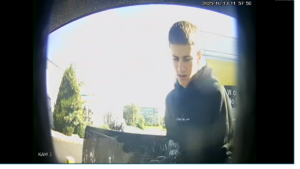 na zdjęciu wizerunek podejrzewanego