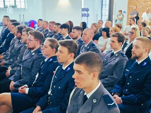 uczestnicy obchodów święta policji w zabrzu