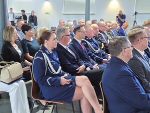 uczestnicy obchodów święta policji w zabrzu