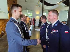 uczestnicy obchodów święta policji w zabrzu