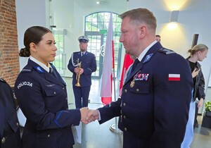 uczestnicy obchodów święta policji w zabrzu