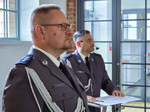 uczestnicy obchodów święta policji w zabrzu