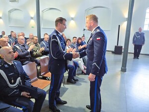 uczestnicy obchodów święta policji w zabrzu