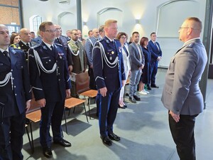 uczestnicy obchodów święta policji w zabrzu