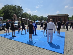 policjanci na  festynie