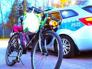 rower i radiowóz