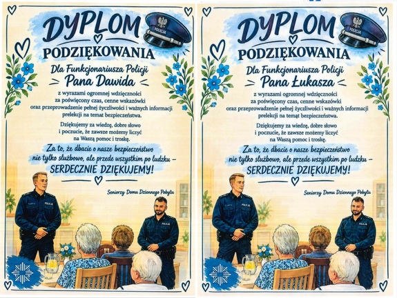 podziękowania