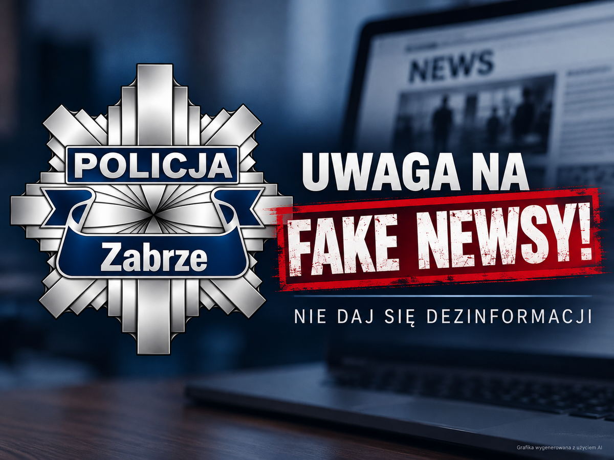 Policja ostrzega przed dezinformacją i fake newsami